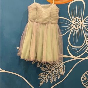 City Triangles Strapless Tulle Dress